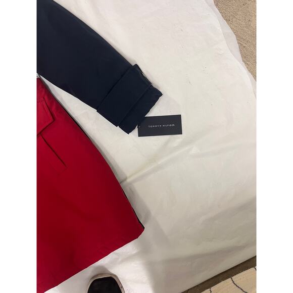 TOMMY HILFIGER Red & Blue Coat Size L NEW - Picture 14 of 14